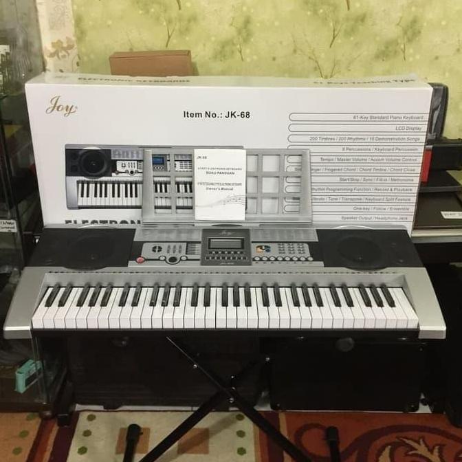 Ready  keyboard Piano ORGAN JOY JK 68 UNTUK PEMULA ORIGINAL MURAH