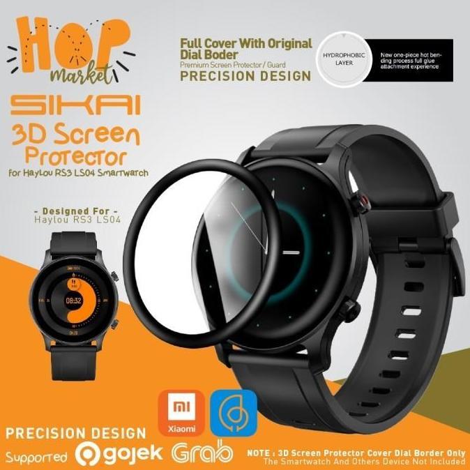 Curved Anti Gores 3D Full Cover for Haylou RS3 LS04 Screen Protector