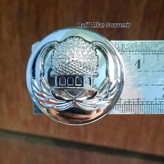 PIN KORPRI SILVER MAGNET MODEL TUMPUK - PIN KORPRI PERAK