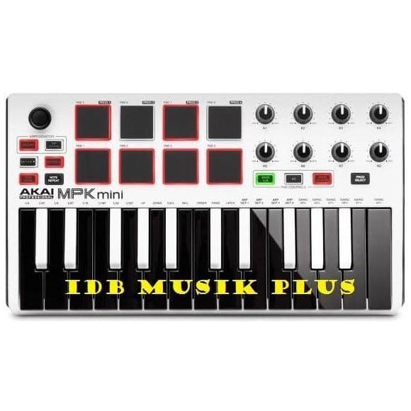 Ready  AKAI MPK mini mkII / MPK Mini Mk2 WHITE Special Edition