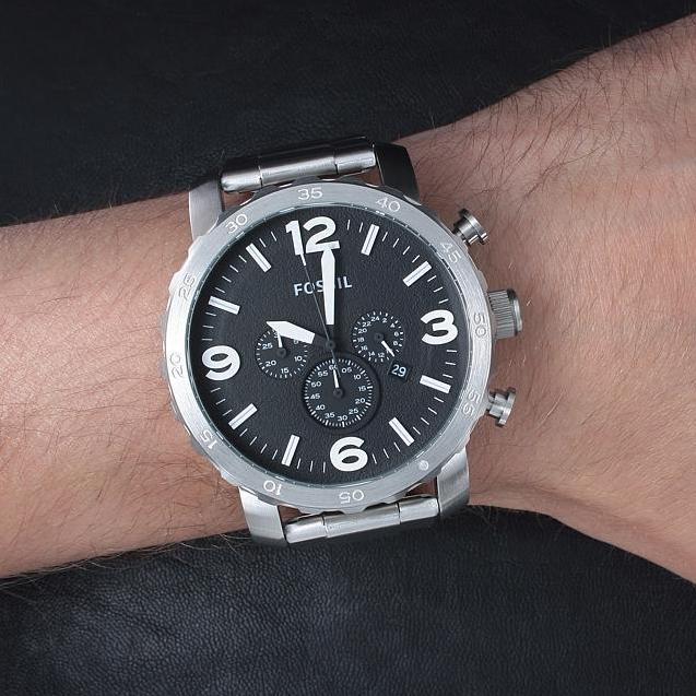 [ORIGINAL] Jam Tangan Pria Fossil JR1353 Nate Chronograph 50mm