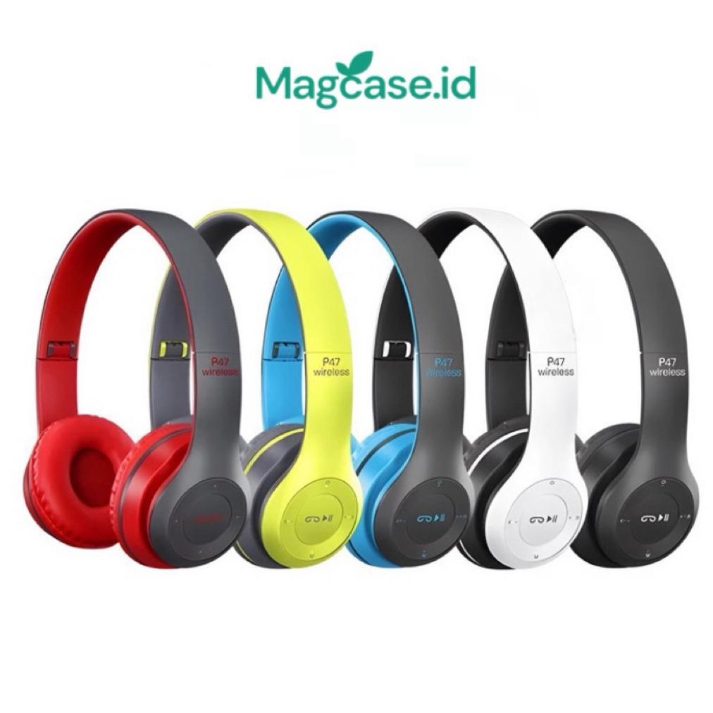 BESTPROMO Magcase- -P47 HEADPHONE Bluetooth Gaming Headset Wireless Pro Bass P47 headset Bluetooth p