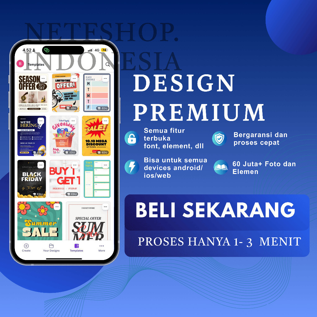 Template Canva Pro Premium Resmi | Akun Tim Invite | 1 – 3 Bulan | Legal & Bergaransi - Diskon Spesi