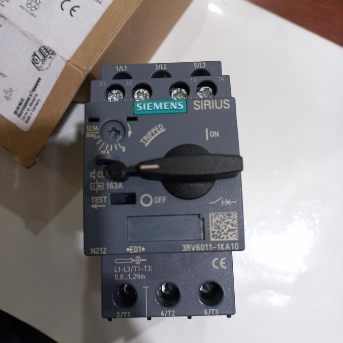 Siemens Sirius 3Rv6011-1Ka10 (9,0-12,5A) Original New