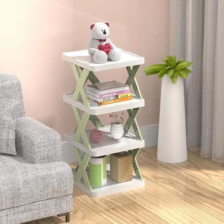 Murah Rak Sepatu Zigzag Plastik Tempat Sandal Sepatu Rak Lipat Serbaguna Multifungsi Terbaru