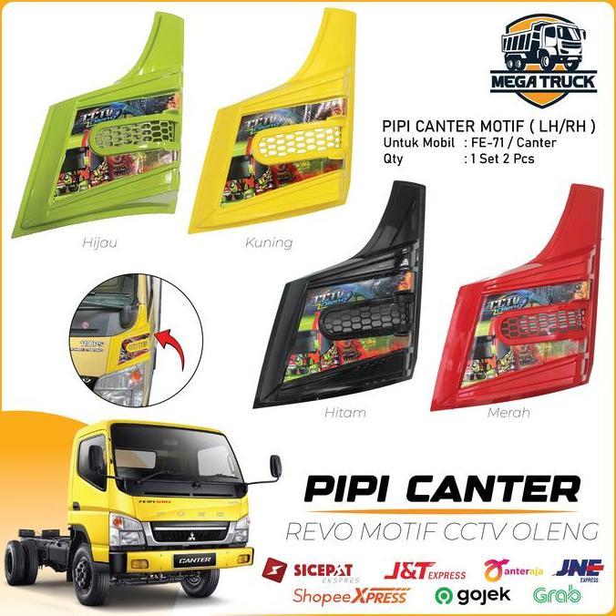 Pipi Truk Canter Model Revo Motif Cctv Oleng Aksesoris Truk
