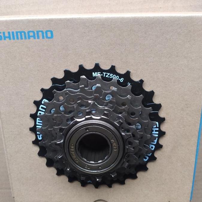 Ready freewheel sprocket shimano original 6sp 6speed 6 speed TZ500 14-28T ulir drat
