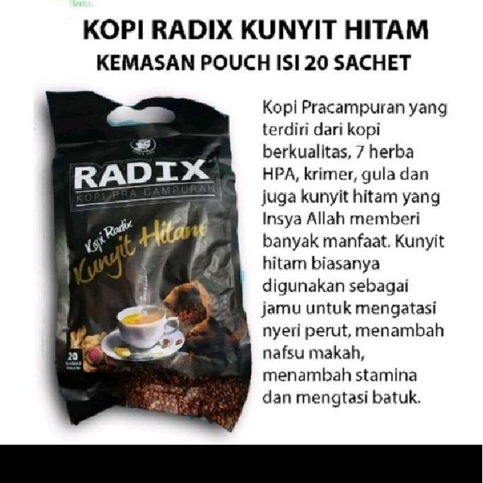 Radix Kunyit Hitam Organik