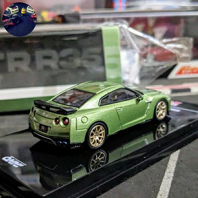 New  Diecast Inno64 Nissan Skyline GTR R35 Millenium Jade