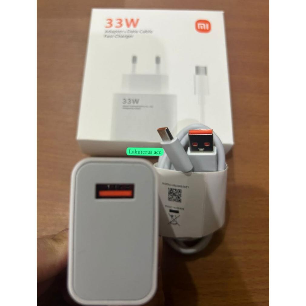TERBARU Charger xiaomi 33wat  watt oril type c  charge 33w Remdi 9a/5a/7a/R note 8/9pro/Mi 10 Lite 5