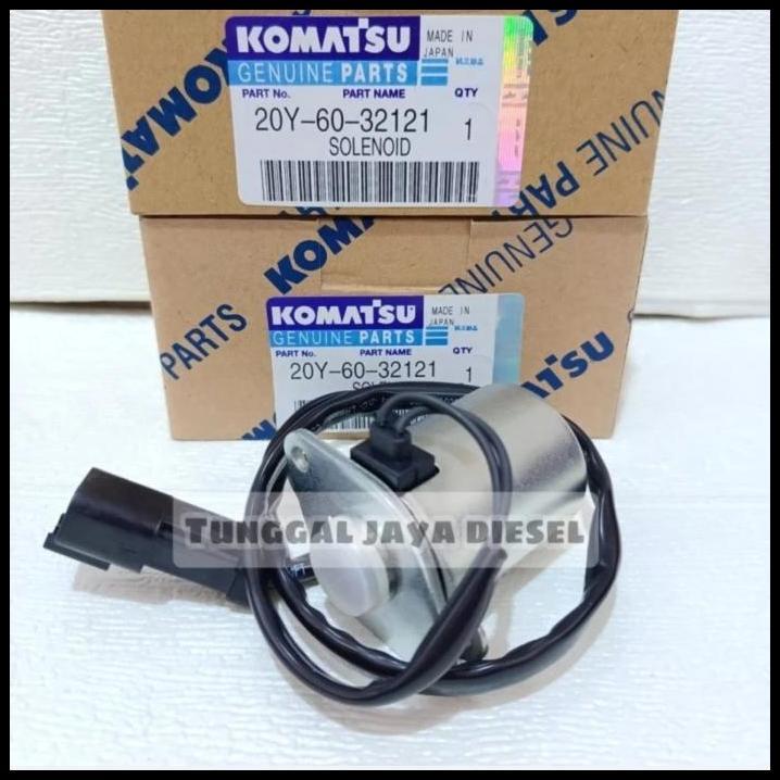 TERBARU SOLENOID VALVE ASSY PC300-7 PC200-8M0 SELENOID KOMATSU 20Y-60-32121 