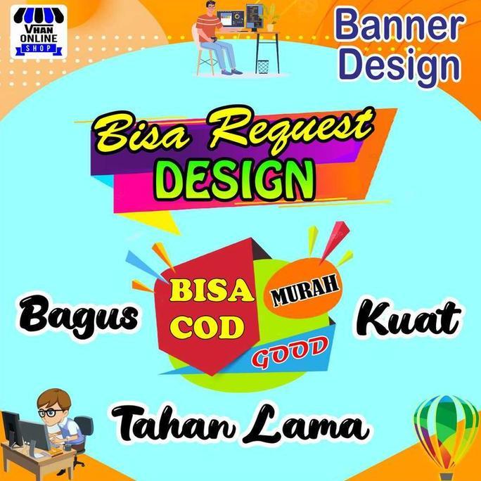 spanduk banner es permen karet viral keren murah