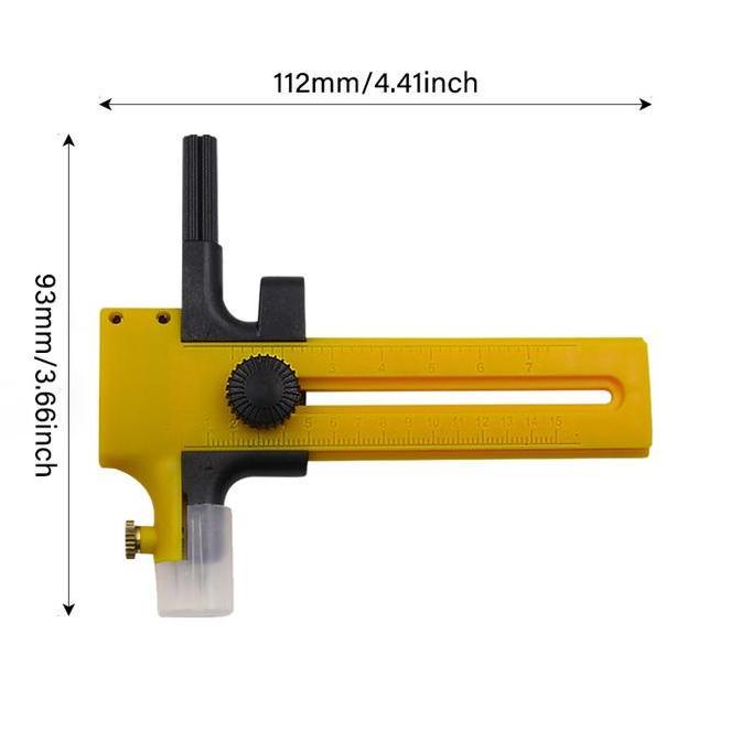 New Circle Compass Rotary Cutter 2-15cm Compass Cutter Pemotong Lingkaran Kertas