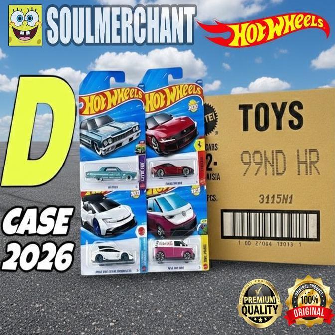 New  Hot Wheels Grosir Dus Karton Lot A B C D E F G H J K L M N P Q 2025 2026 Segel SNI