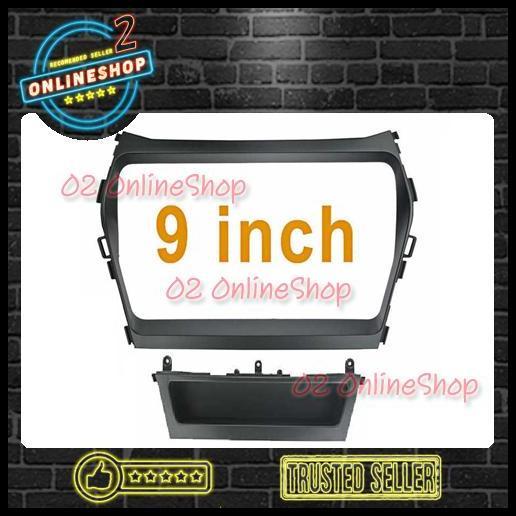 TERBARU FRAME HEAD UNIT SANTA FE 9INCH PANEL AUDIO ANDROID 9 INCH SANTA FE 