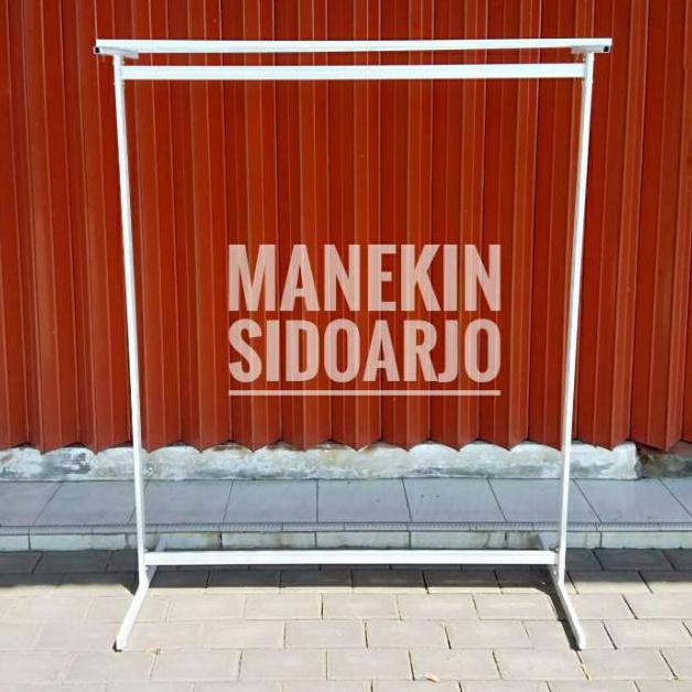 Discount Rak Gawang Baju Ram Full Besi - Rak Gawang Ram Berdiri