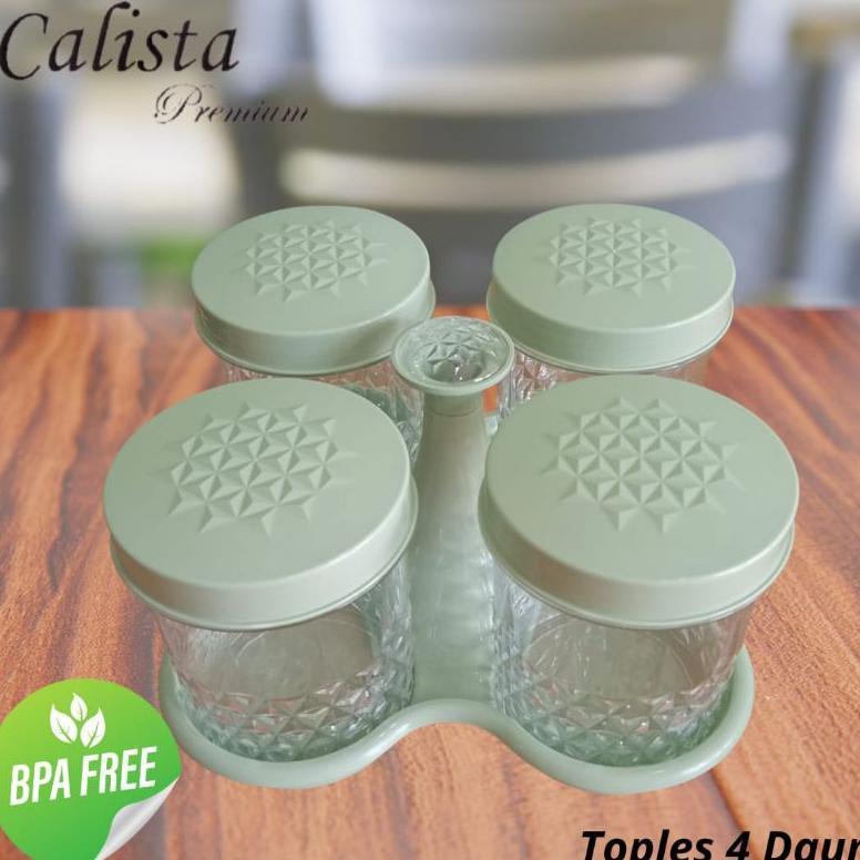 TOPLES 4 DAUN CALISTA TOPLES SET NAMPAN TOPLES LEBARAN