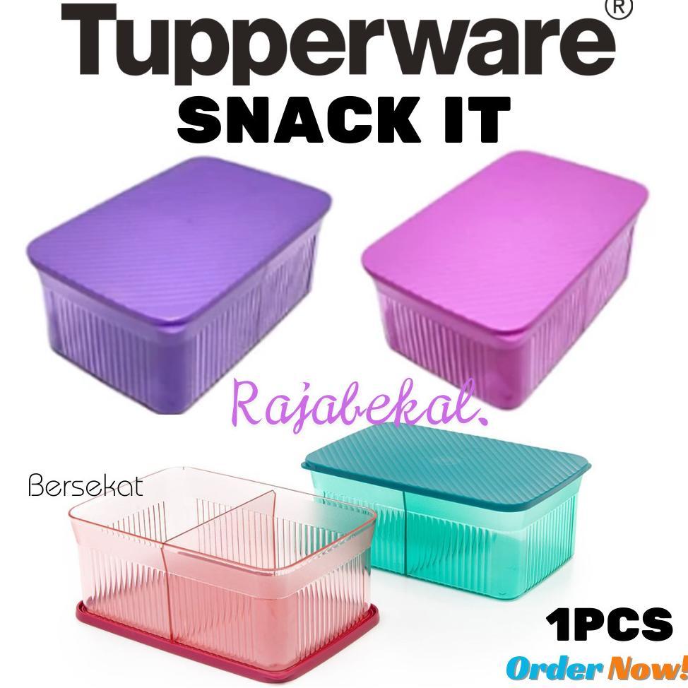 [BIG SALE] PROMO TUPPERWARE  SNACK IT UNGU MEI TOPLES KUE SEKAT MEWAH LEBARAN LILY