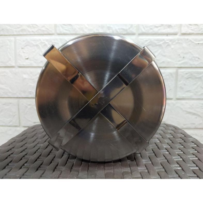 Best Deals Rantang Stainless Stell Jepit 2 Susun 14Cm / Rantang Jepit Kecil / Rantang Makanan 14X2 K