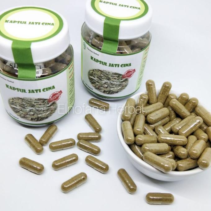 Kapsul Daun Jati Cina (Daun Jati Cina 100% Original) Isi 100