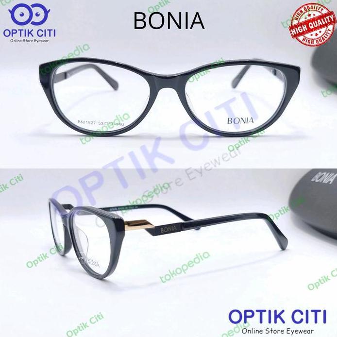 New frame kacamata wanita cat eyes bonia 1527 grade original murah