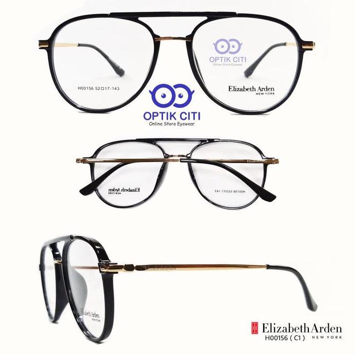 New frame kacamata wanita elizabeth arden 00156 grade original murah