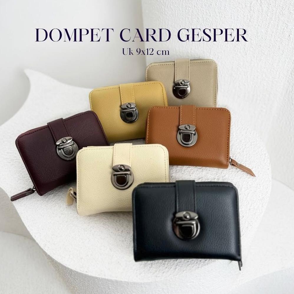 100% aman dompet wanita lipat elegan bahan cci imitasi