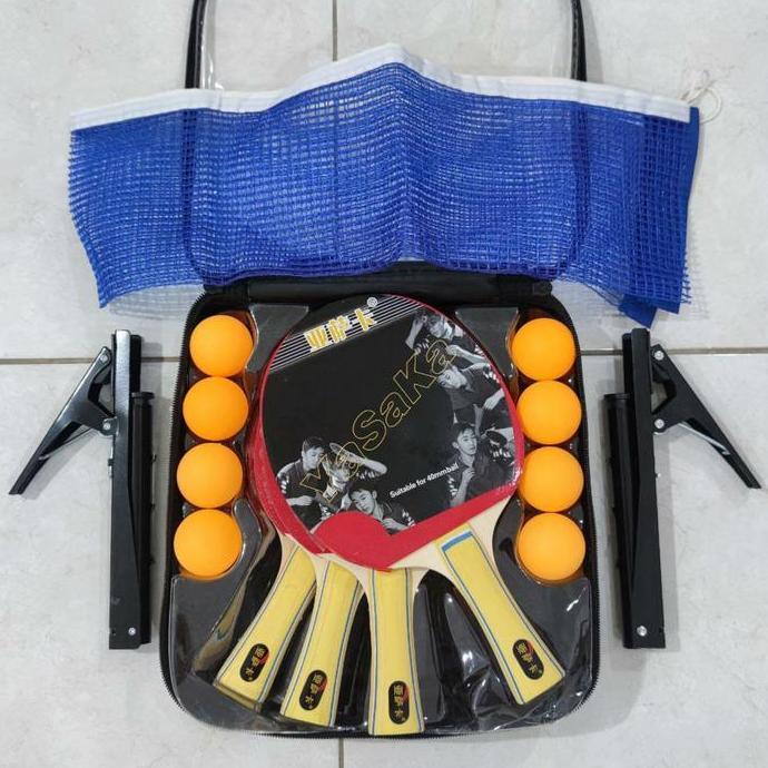 Bet Tenis Meja Yasaka - Bat Pingpong Yasaka set bola net tiang Bed