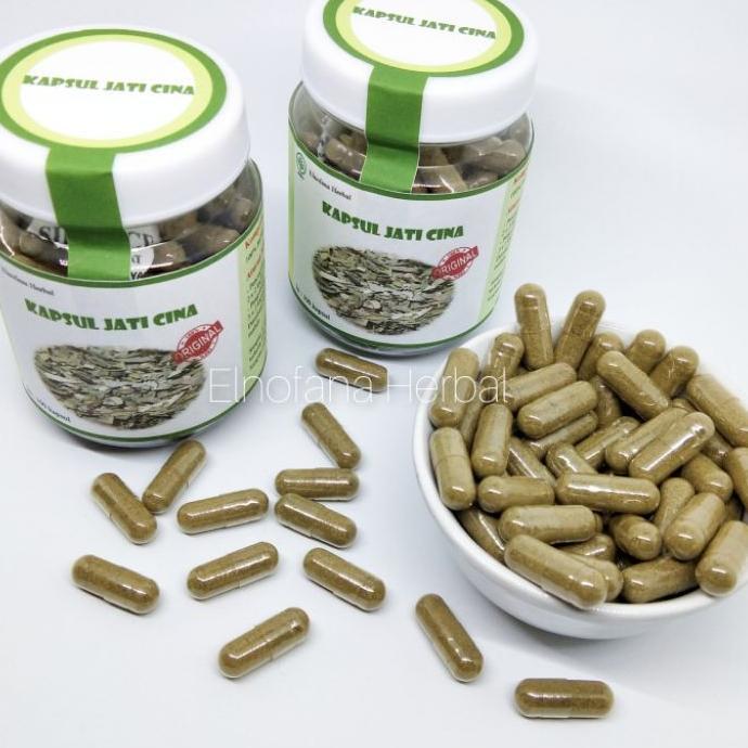 Kapsul Daun Jati Cina (Daun Jati Cina 100% Original) Isi 100