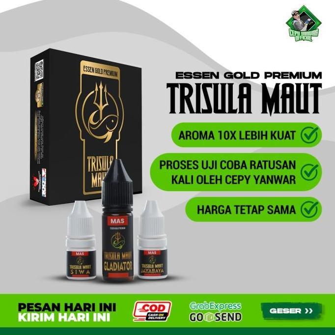 Essen Trisula Maut Gold Cepy Yanwar | Essen Saja Mancing Ikan Mas Nila Bawal Bandeng Laut Lele Panci
