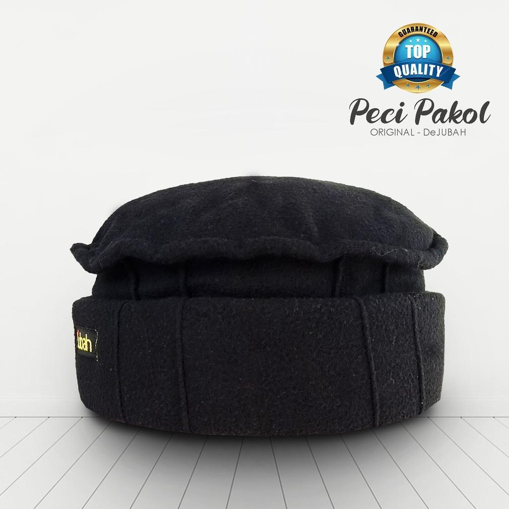 terlaris peci dejubah - peci sholat peci pakol taliban / peci pakol taliban / peci kekinian ukuran d