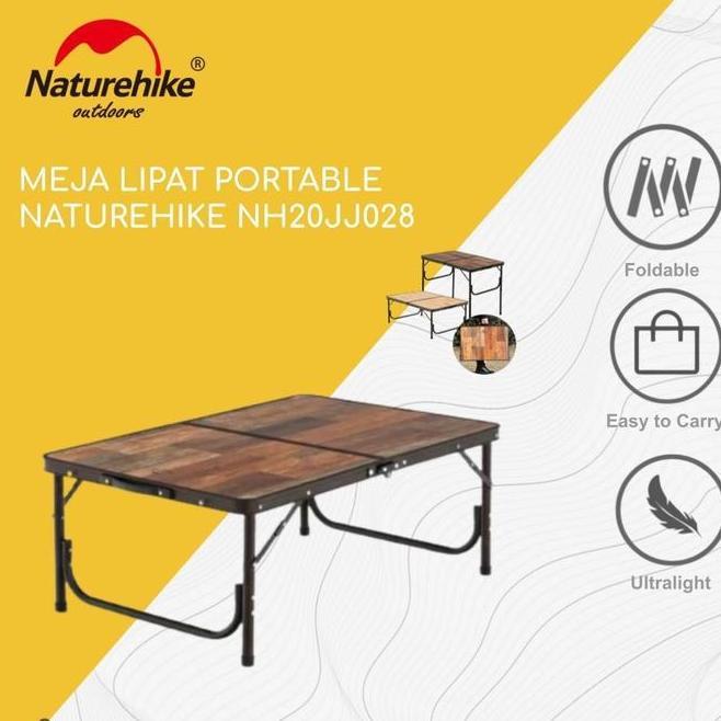 Meja Lipat Naturehike Nh20Jj028 Portable Camping Outdoor Piknik Bbq