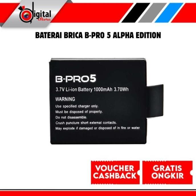 NEW BATERAI BRICA B-PRO 5 ALPHA EDITION - BATTERY BRICA CAMERA ORI
