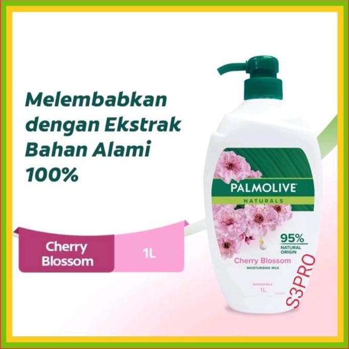 Palmolive sabun mandi 1 liter Cherry Blossom. Sabun mandi cair