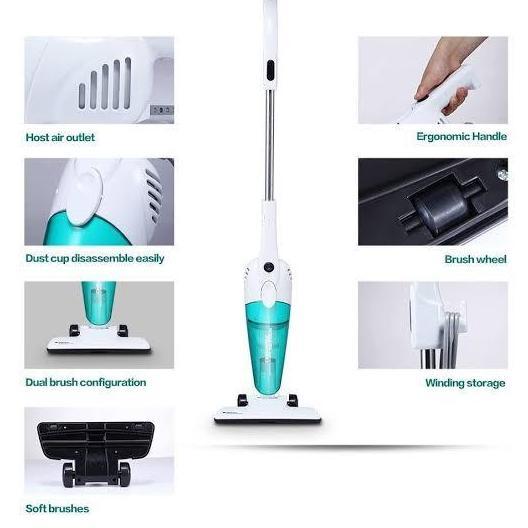 NEW PRICE - Deerma DX118C 2in1 Wired Vacuum Cleaner - Penyedot Penghisap Debu Genggam Rumah Tangga R