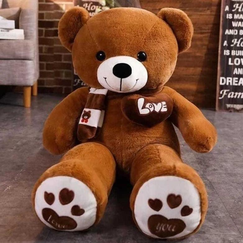 Murah  Boneka Teddy Bear Love Jumbo 1 Meter Boneka Teddy Bear Jumbo Boneka Beruang Comel Boneka Jumb