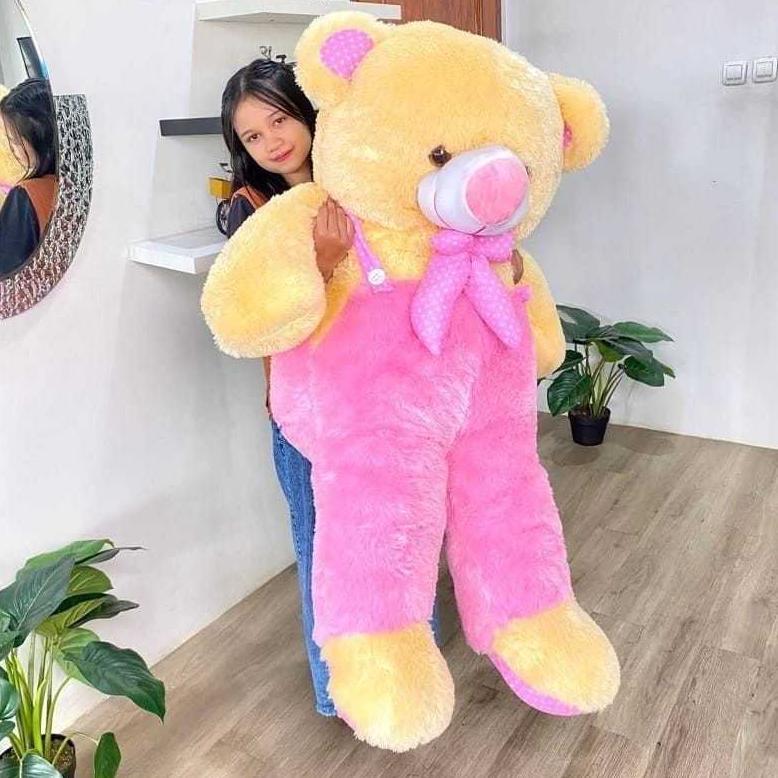 Termurah  Boneka Teddy Bear Ukuran 1 Meter Boneka Plupy Telapak Boneka Beruang Boneka Lucu Boneka Uk