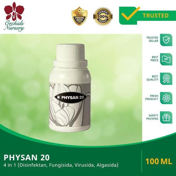 NEW PHYSAN 20 4IN1 BAKTERISIDA-VIRUSIDA-ALGASIDA-FUNGISIDA IMPORT USA (100ML) ORI