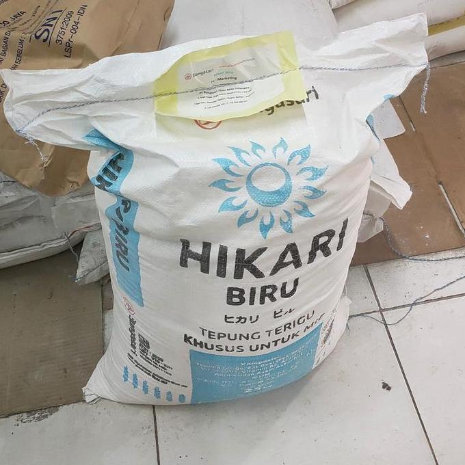 NEW HIKARI BIRU 25 KG TEPUNG MIE GOJEK GRAB ORI