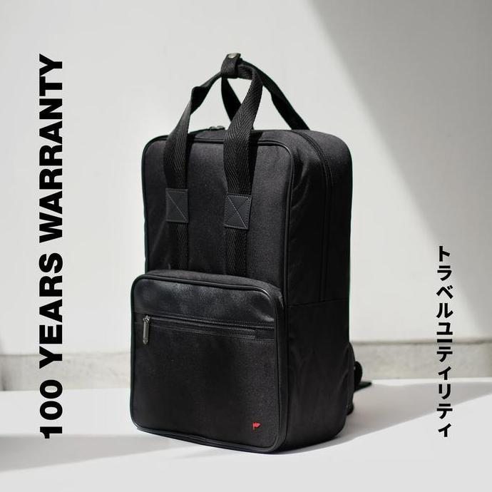 TFG Cayman Nylon Backpack Ransel Tas Punggung Tas kuliah Tas Kerja Unisex Fit for Laptop 14 Inch + 1