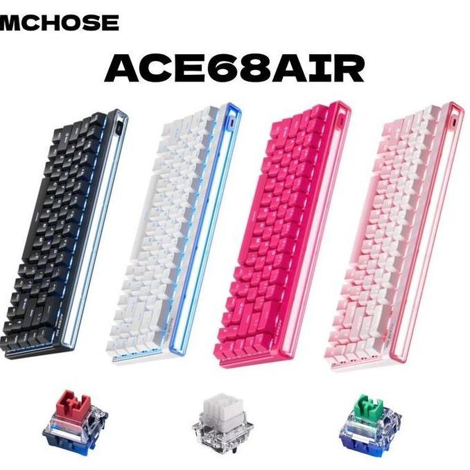 NEW MCHOSE ACE68 / ACE 68 Air RGB HE Hall Efect Rapid Trigger Magnetic Gaming Keyboard