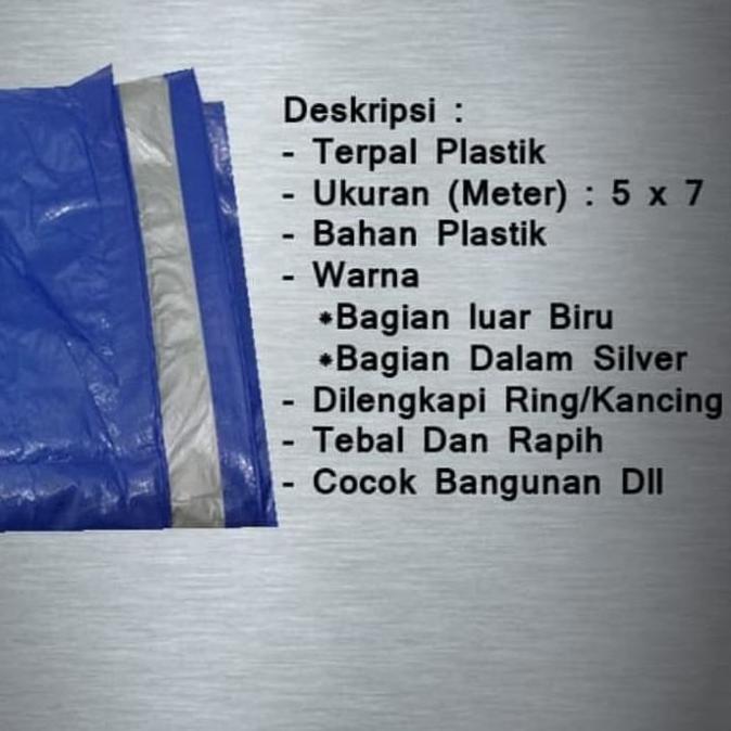 Terpal jadi plastik a3 5x7 5 x 7 ( 5 meter x 7 meter )