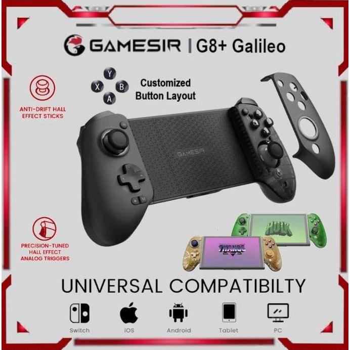 GameSir G8+ Plus Galileo Wireless Bluetooth Mobile Game Controller Hall Effect Stick Multi-Platform