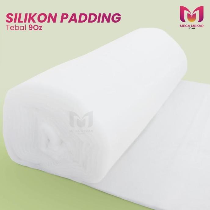 Silikon/Dacron Lembaran Padding Grade A+ lebar 2,4m Tebal 9Oz 1 Roll