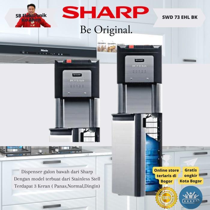 SHARP SWD-73 EHL BK DISPENSER / GALON BAWAH / SWD73EHLBK
