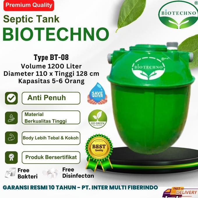 Bst Ready Bio Septic Tank, Septic Tank Biofil, Septic Tank Biotank , Septic Tank Biotechno 1200 Lite