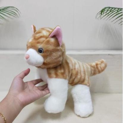 Cuci Gudang !!! Boneka Kucing Oren 25Cm/11"/Boneka Animal/Boneka Kucing Lucu/Kado Boneka