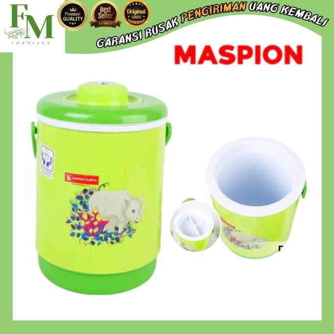 GRATIS ONGKIR - Maspion Rantang tunggal Thermos Es - Nasi Tahan Panas Dingin - FM