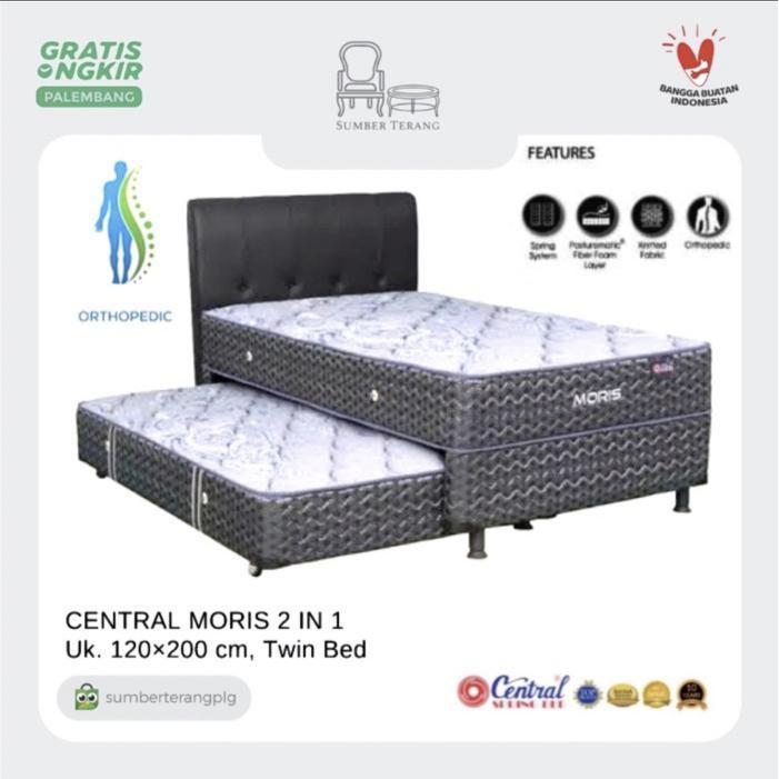 Springbed Sorong 2 in 1 Central Moris Matras Orthopedic Kasur Central