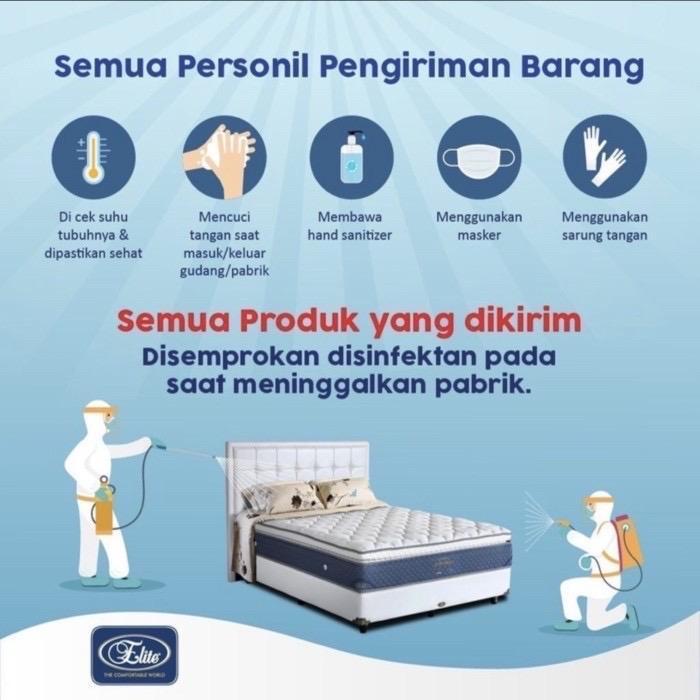 Spring Bed Kasur Elite Serenity Pocket Latex Impressa / Matras Elite